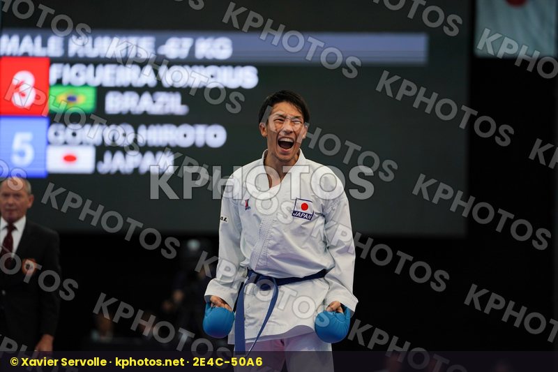 Brazil Figueira Vinicius Gomyo Hiroto Japan Male kumite -67 kg