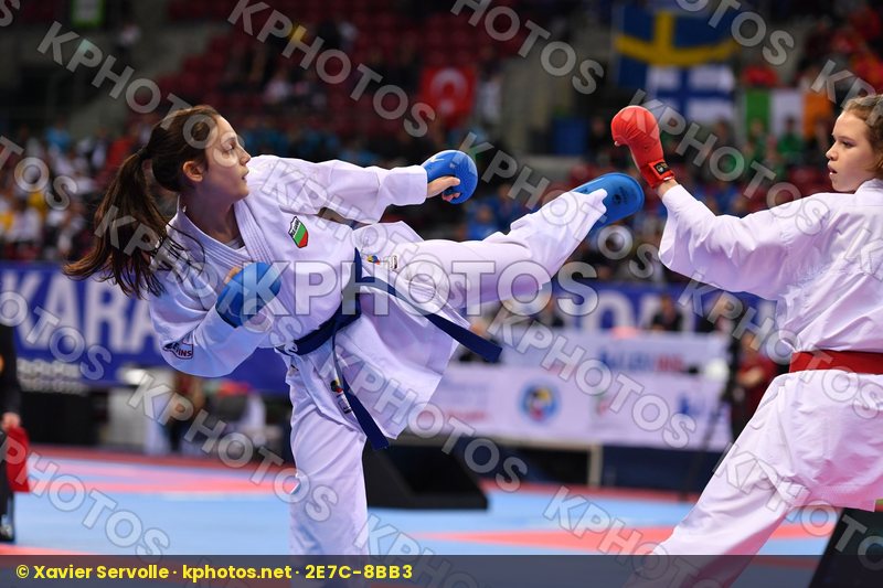 Bulgaria Goranova Ivet Hirt Silvia Junior kumite female -53 kg S