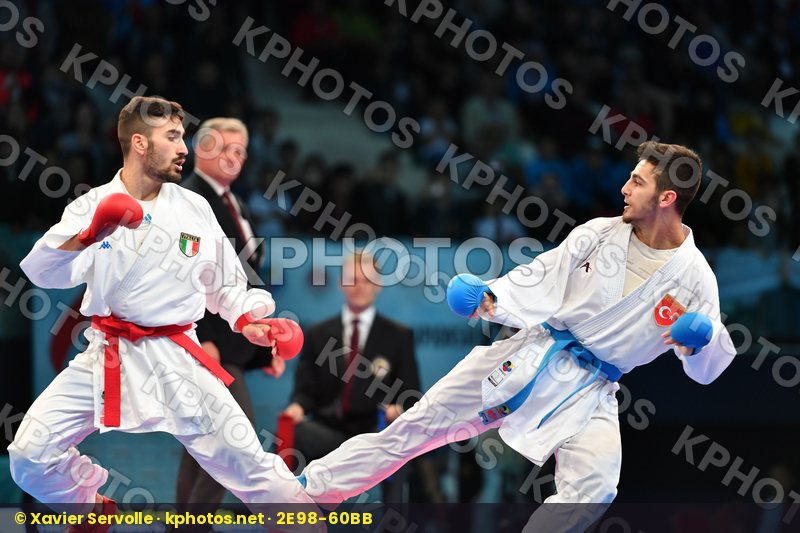 Crescenzo Angelo Italy Male kumite -60 kg Samdan Eray Turkey