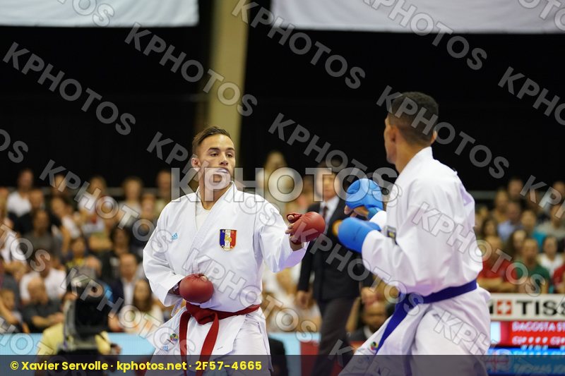 Dacosta Steven England France Gold match Male Kumite -67kg Thomas Jordan