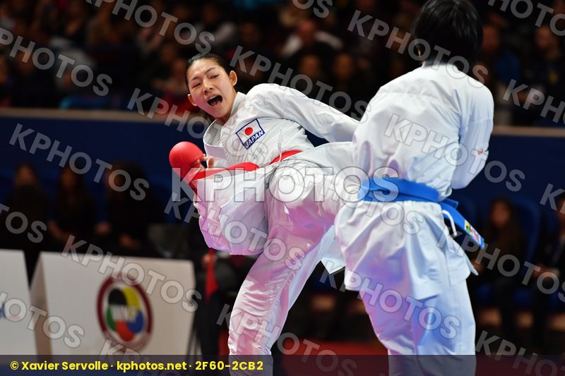 Female kumite -50 kg Japan Miyahara Miho Tadano Ayaka