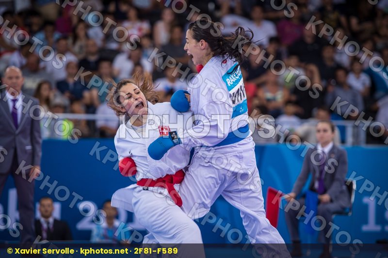 -68 kg bronze finals kumite Montenegro Quirici Elena Rakovic Mar