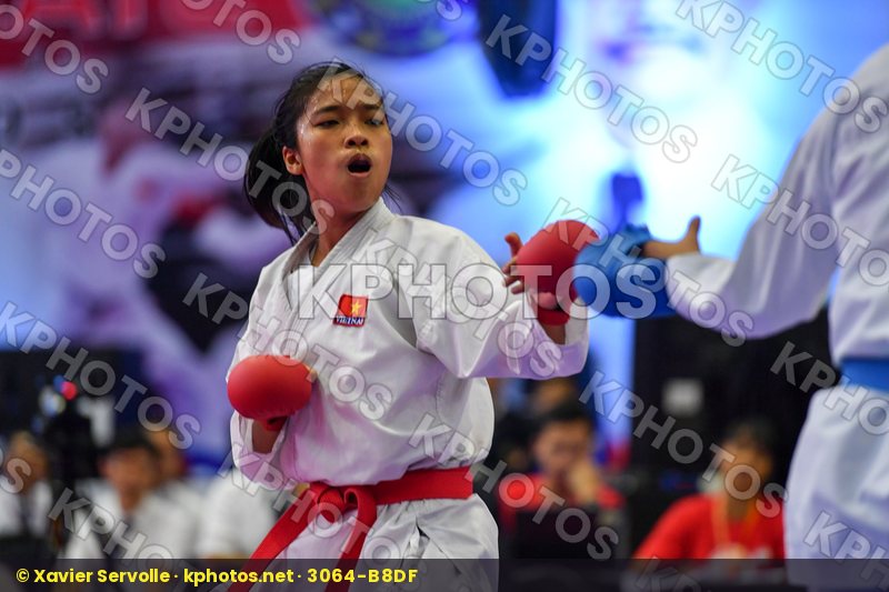 Japan Kikuchi Mizuki Nguyen Thi Viet Trinh U21 Kumite Female -68