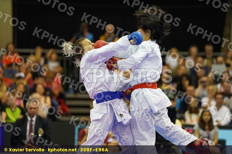 Female Kumite -50kg France Gold match Japan Miyahara Miho Recchia Alexandra