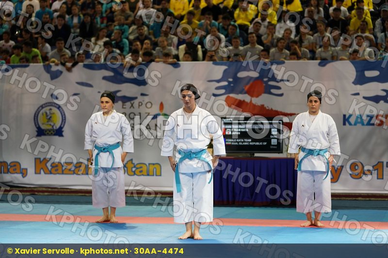 Female Team kata Iran  islamic republic of