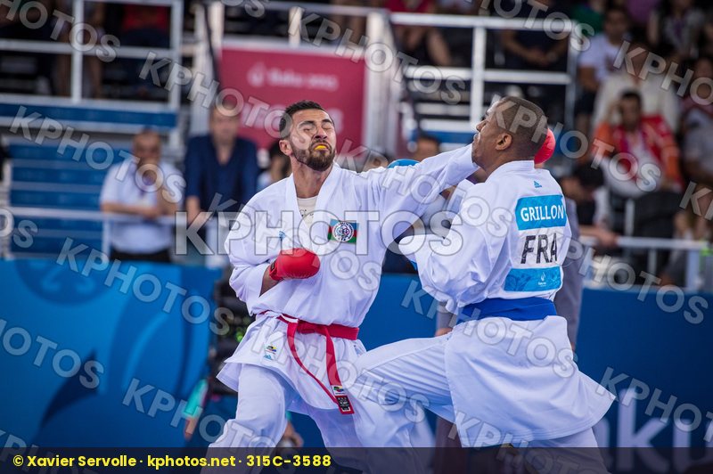 -84 kg Azerbaijan day2 France Grillon Kenji kumite Mamayev Aykha