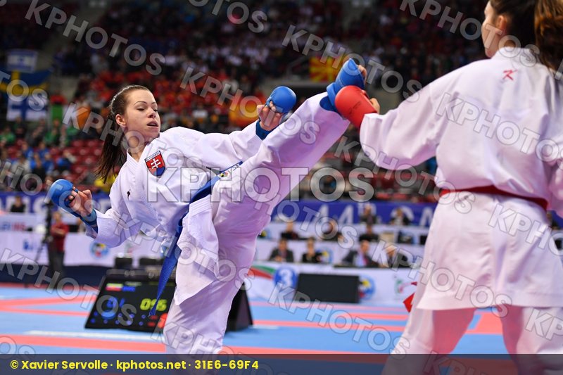 Junior kumite female -48 kg Slovakia Turkey Veisova Dominika Yem