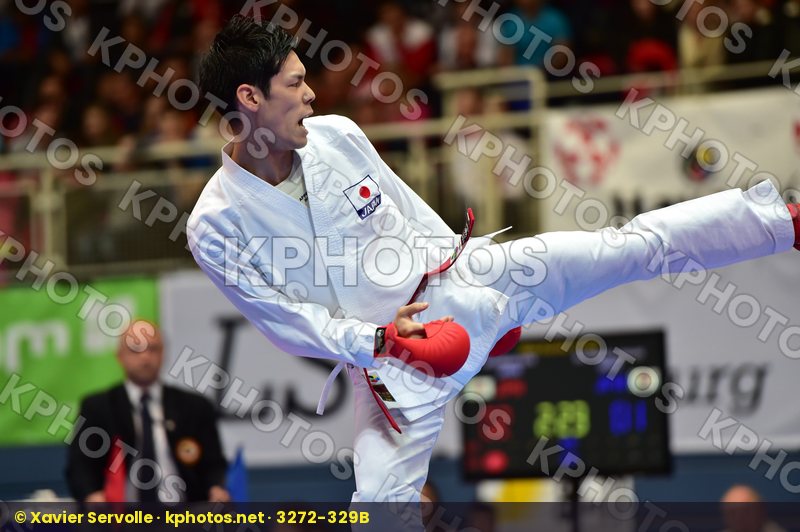 Japan male kumite -75 kg nishimura ken Shureido watanabe daisuke