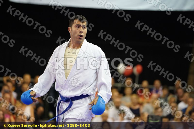 Ganjzadeh Sajad Gold match Iran Islamic Republic of Japan Kagawa Hideyoshi Male Kumite +84kg