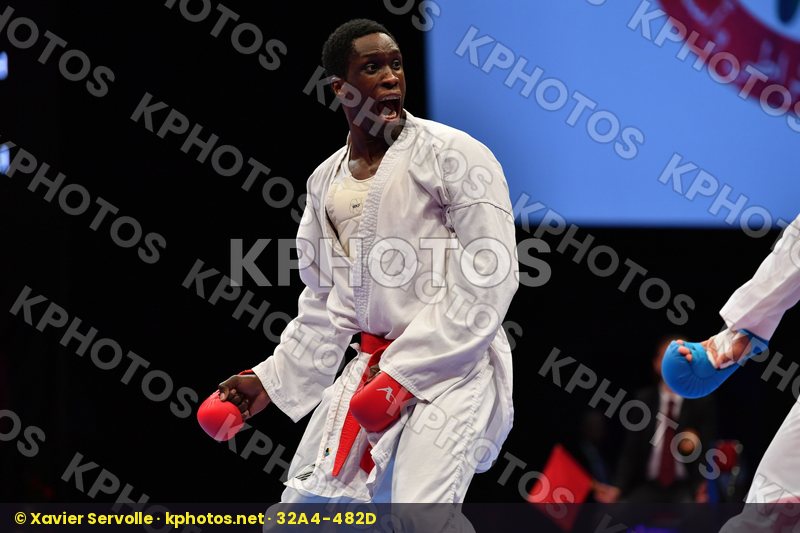 Diop Ablaye France Male kumite 84+ kg Morocco Ouchen Achraf