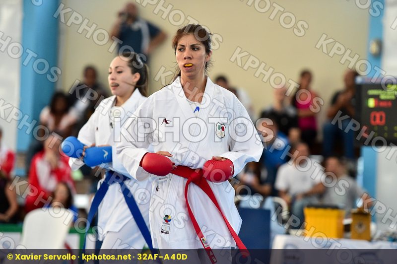 -61 Kg Arreola Merillela Female final Flores Paula Ivonne kumite
