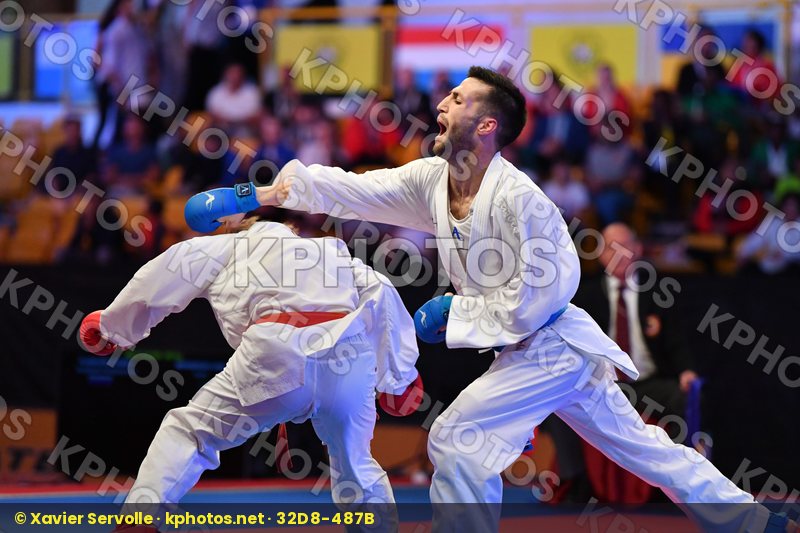 Iran Male kumite -60 kg Mehdizadeh Amir Plakhutin Evgeny Russian