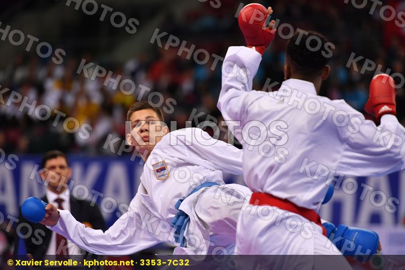 Ciric Jovan Cizo Kilian France Junior kumite male -68 kg Serbia