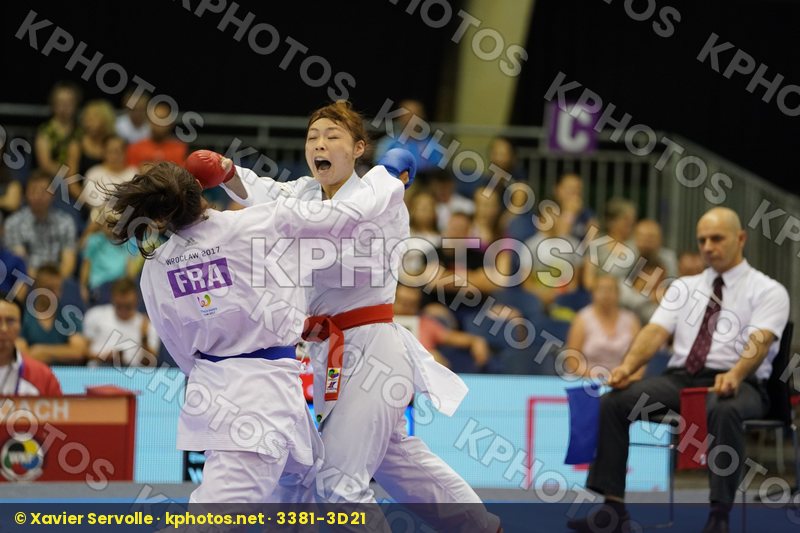 Female Kumite +68kg Florentin Anne Laure France Japan Uekusa Ayumi