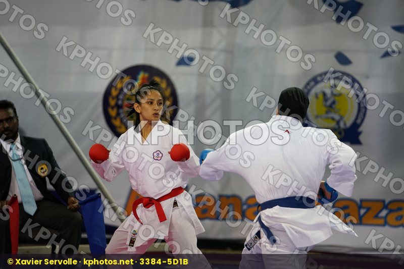 Chinese Taipei Female team kumite Iran  islamic republic of