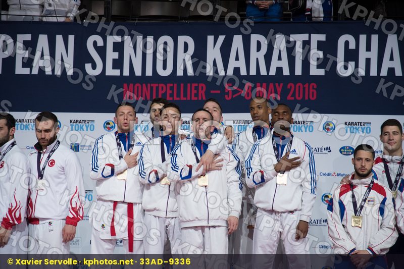 france kumite Male podium team