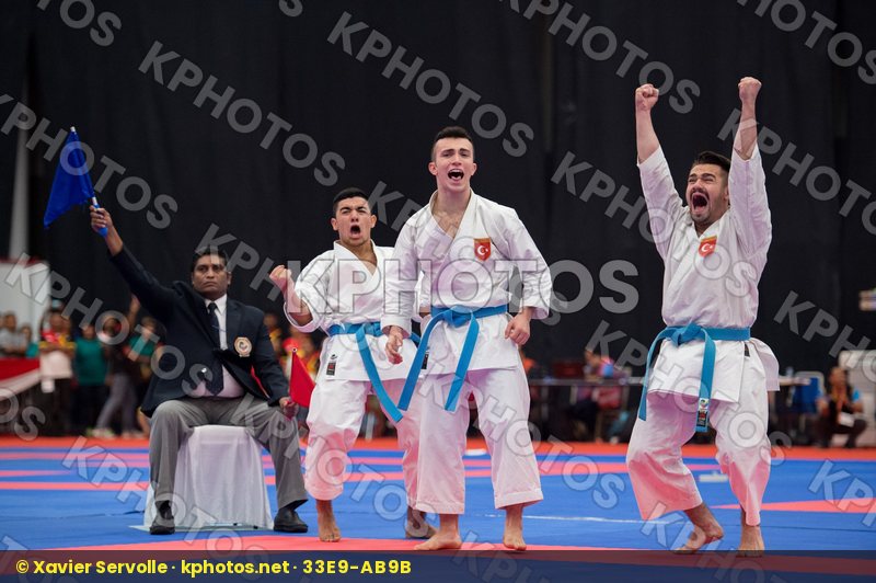 cadet Junior Kata male team Turkey