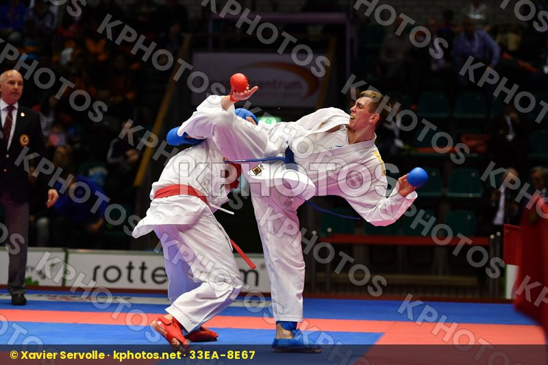 Chobotar Valerii Hungary Karaqi Alvin Kosovo Male kumite -84 kg