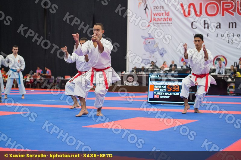 cadet Egypt Junior Kata male team