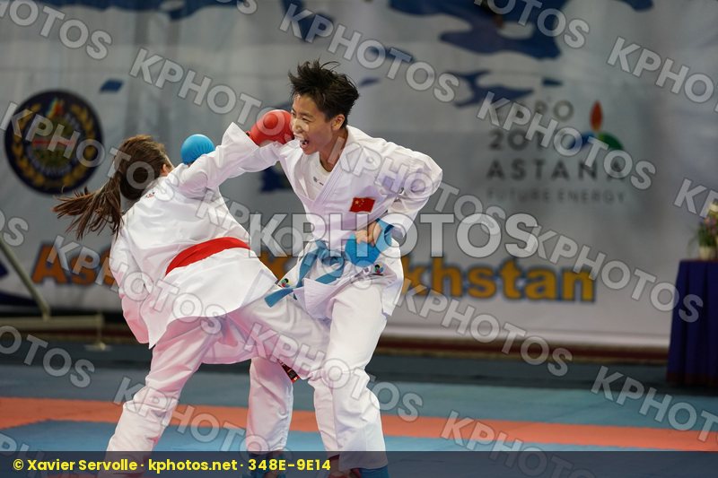 China Choi Wan yu Female kumite -61 kg Hong Kong Yin Xiaoyan