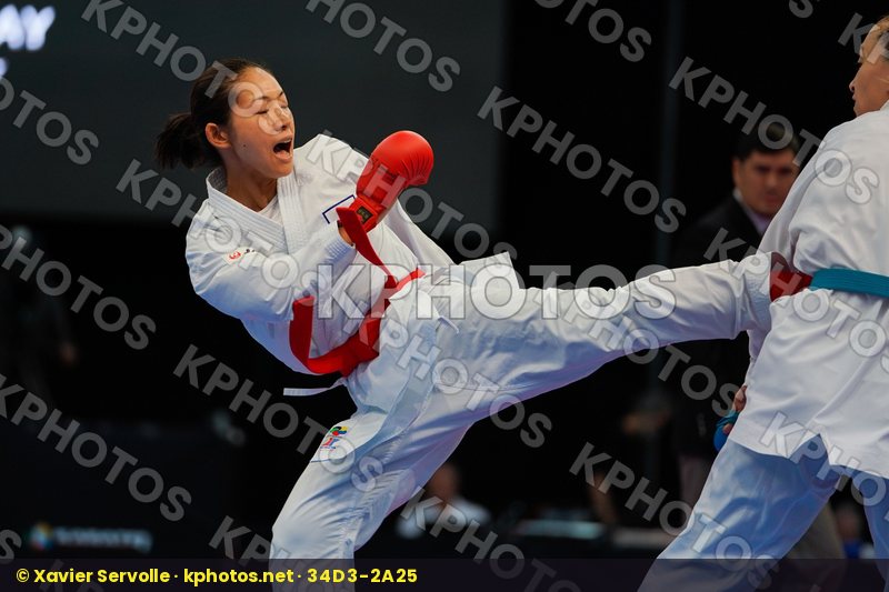 Female kumite -50 kg Japan Tadano Ayaka Tokcan Umay Turkey