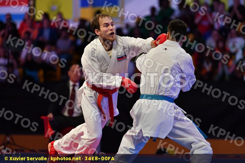 Iran Male kumite -60 kg Mehdizadeh Amir Plakhutin Evgeny Russian