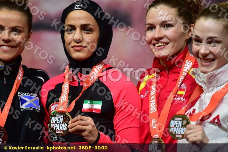 Campbell Kathryn Canada Connell Amy Female kumite -55 kg Ferrer
