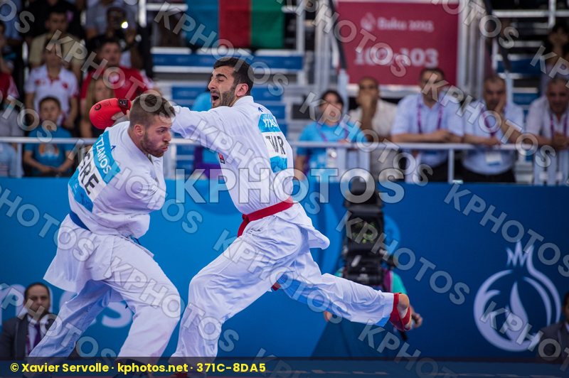 -84 kg Aktas Ugur day2 Greece kumite qualification Turkey Tzanos