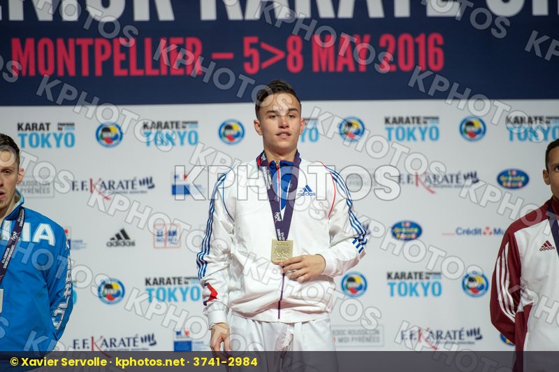 -67 Kg dacosta steven france kumite Male podium