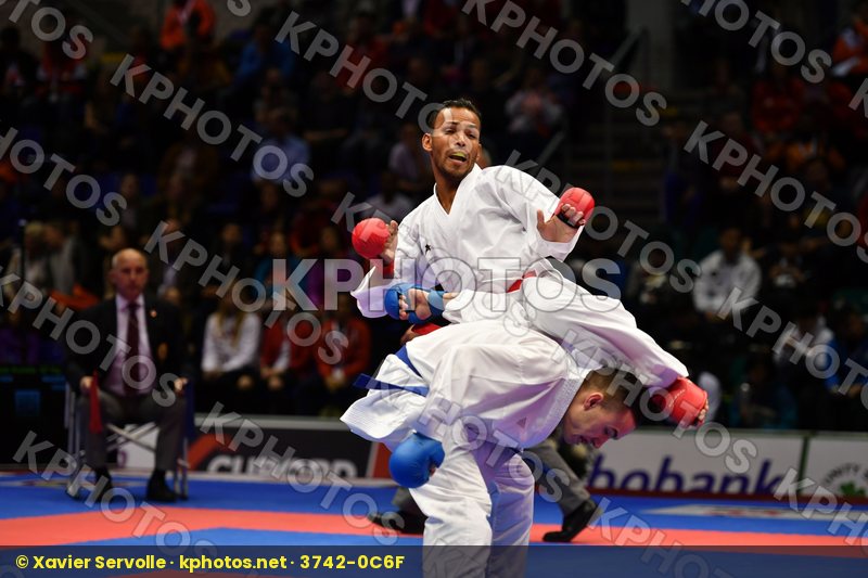 Dacosta Steven France Madera Andres Male kumite -67 kg Venezuela