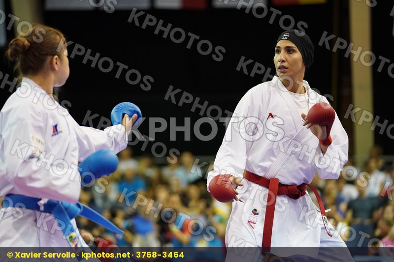 Abbasali Hamideh Female Kumite +68kg Gold match Iran Islamic Republic of Japan Uekusa Ayumi