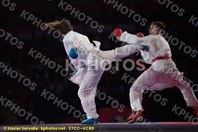 -68 Kg Dubai Female final Italy kumite Russian Federation Semera