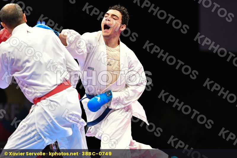 Egypt Elmasry Ahmed Male kumite -84 kg Morocco Oufkir Iliass