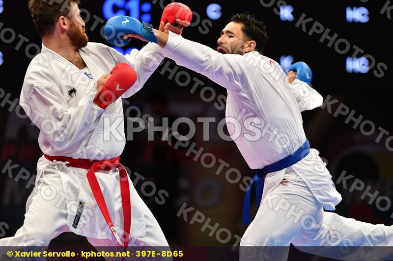 Egypt Elasfar Ahmed Erkan Enes Male kumite 84+ kg Turkey