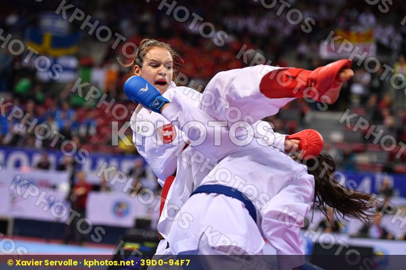 Bulgaria Goranova Ivet Hirt Silvia Junior kumite female -53 kg S