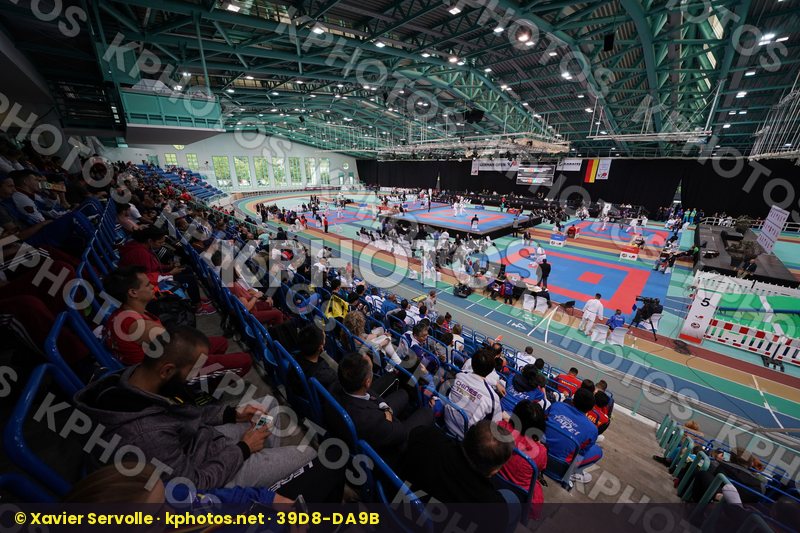 Photo taken during elimination days of the 2017 Karate 1 Premier