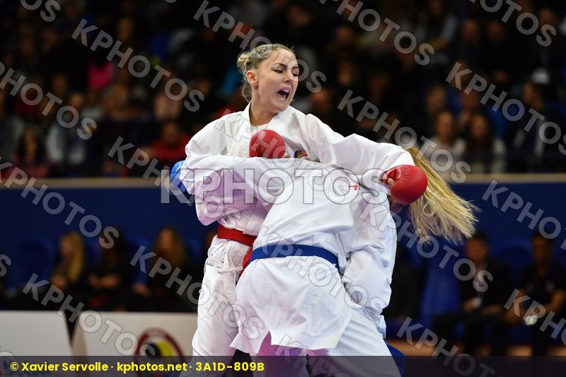 Agier Alizee Azerbaijan Female kumite -68 kg France Zaretska Iry