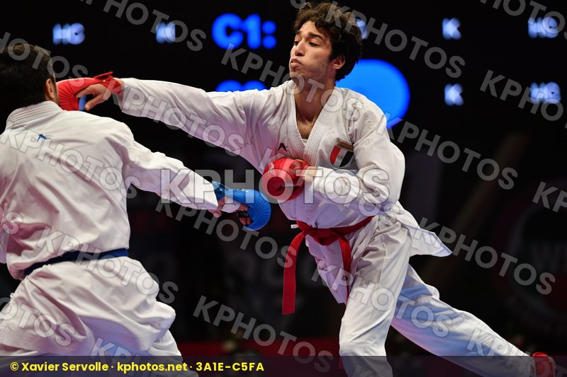 Egypt Elsawy Ali Kemaloglu Omer Male kumite -67 kg Turkey