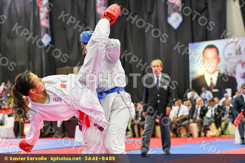 Japan Moriguchi Ayami Nguyen Thi Ngoan U21 Kumite Female -61 Kg