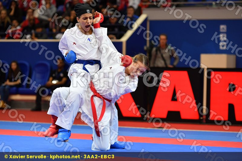 Connell Amy Female kumite -55 kg Iran  islamic republic of Khaks