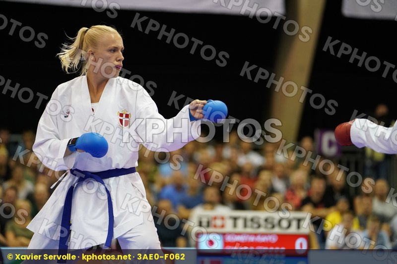 bronze match Denmark Female Kumite -68kg Japan Pedersen Katrine Someya Kayo