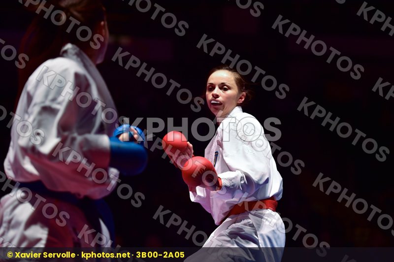 -50 kg final France Kryva Kateryna kumite Recchia Alexandra Ukra