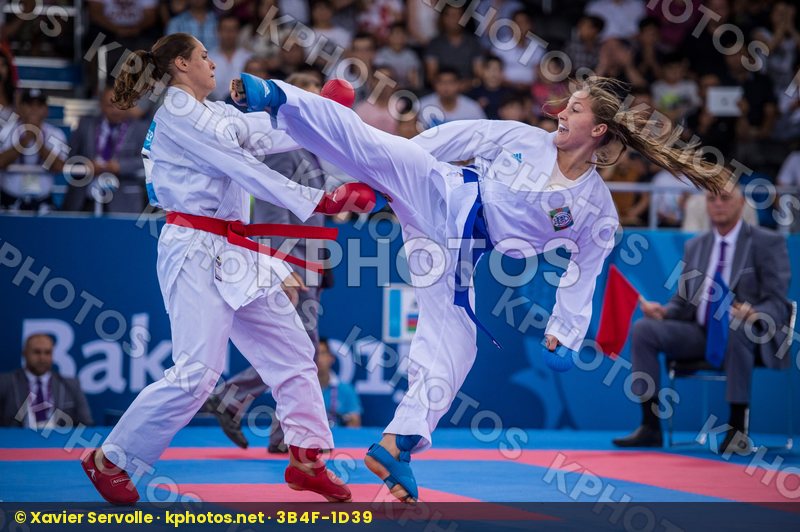 -68 kg Austria Azerbaijan Buchinger Alisa finals kumite Zaretska