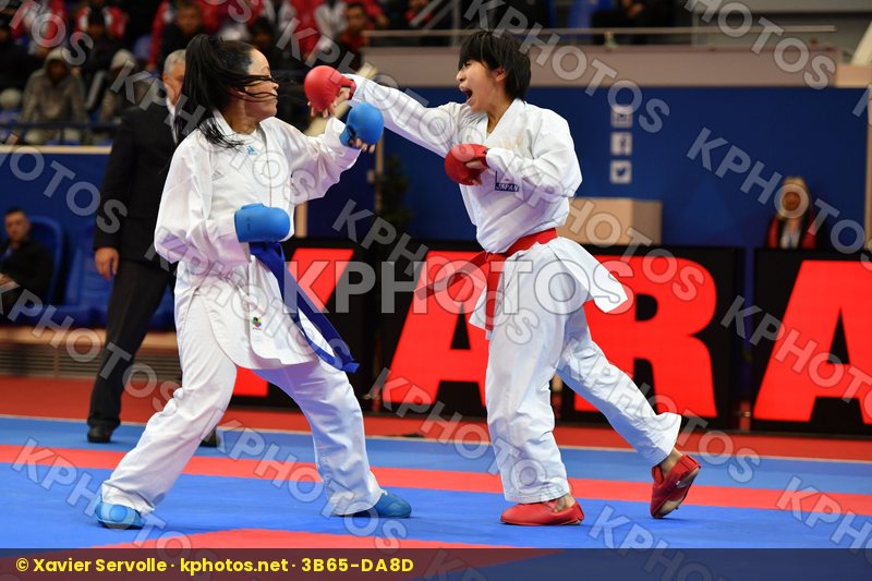 Female kumite -61 kg France Ignace Lucie Japan Someya Mayumi