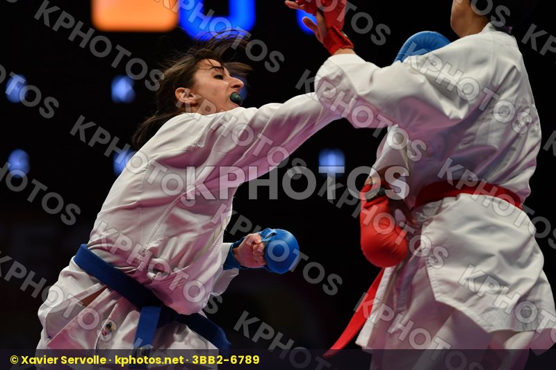Espinosa Maria Female kumite -61 kg Morocco Sadini Btissam Spain