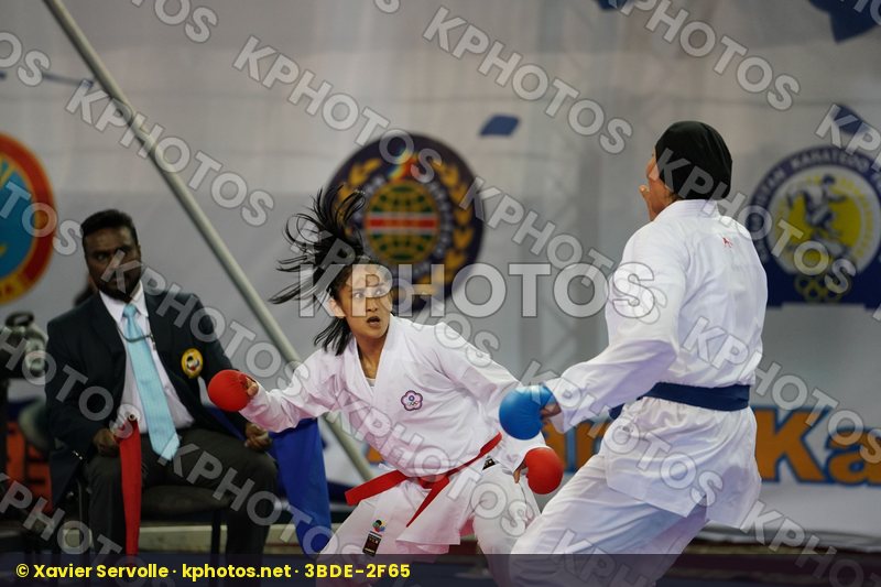 Chinese Taipei Female team kumite Iran  islamic republic of