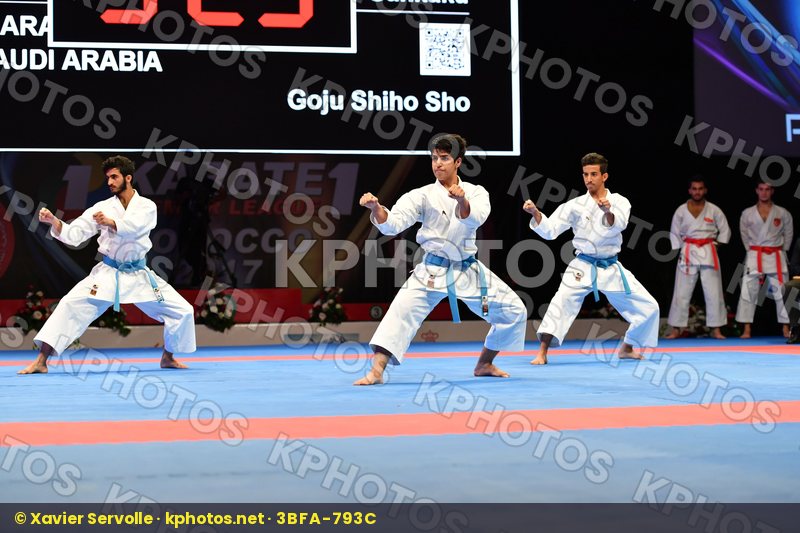 Goju shiho sho Male team kata Saudi arabia
