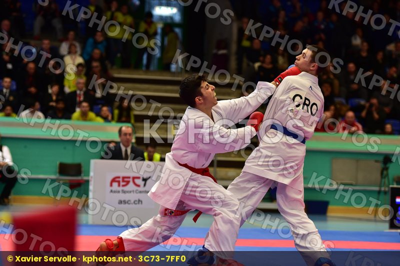 -61kg Arawaza croatia finals italy junior Kondic Luka kumite mal