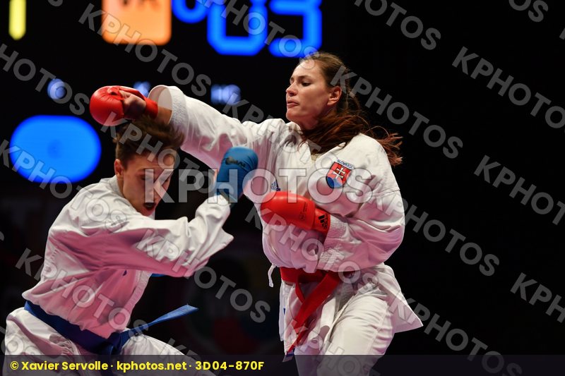 Female kumite -68 kg Italy Kopunova Miroslava Semeraro Silvia Sl