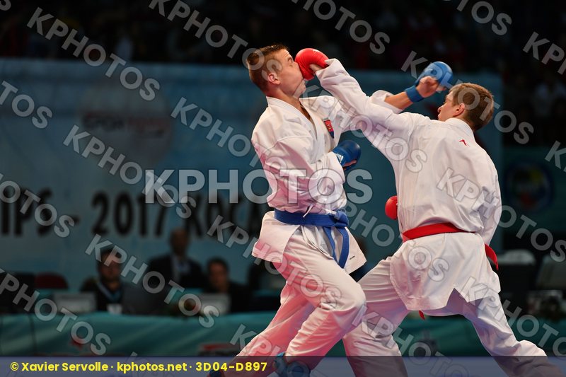 Filipovych Oleg Imrich Dominik Male kumite -60 kg Slovakia Ukrai